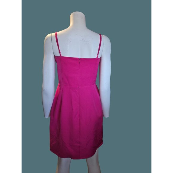 WAYF Pink Sleeveless Cutout Mini Dress Adjustable Straps Women Size M - Picture 4 of 9